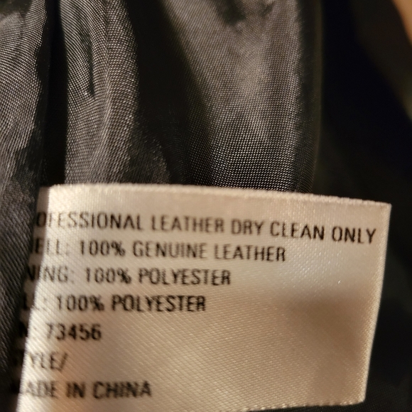 Comint real leather jacket. - Picture 3 of 5